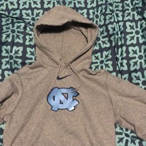 Size small, gray Carolina Nike hoodie